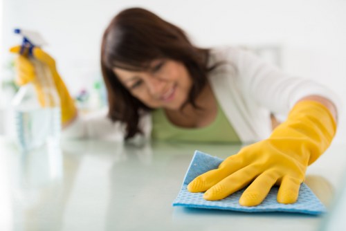 Bank transfer option in a secure carpet cleaning payment area